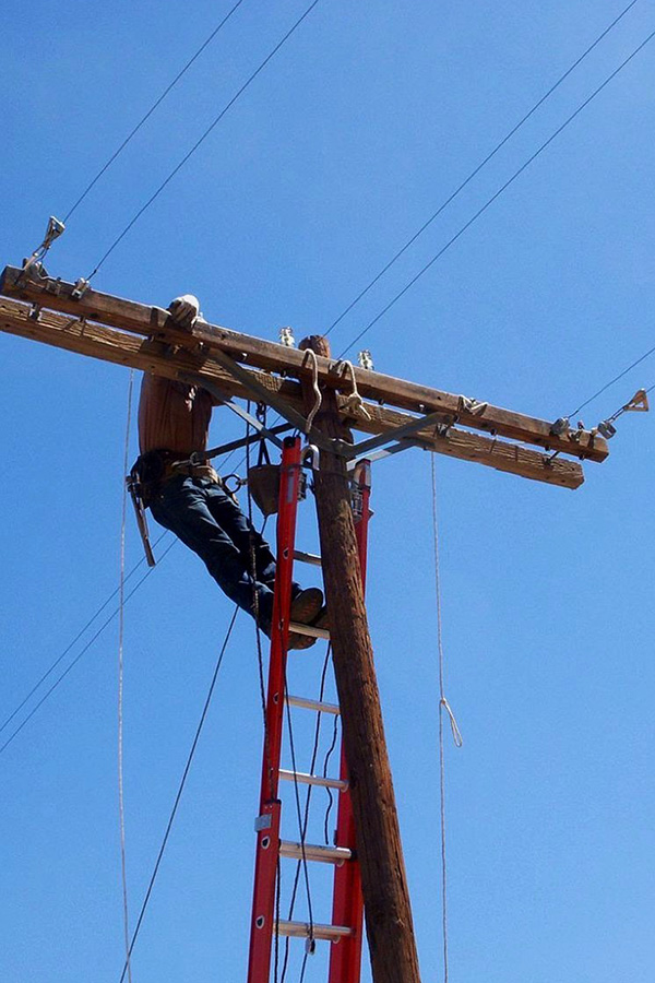 power line struts